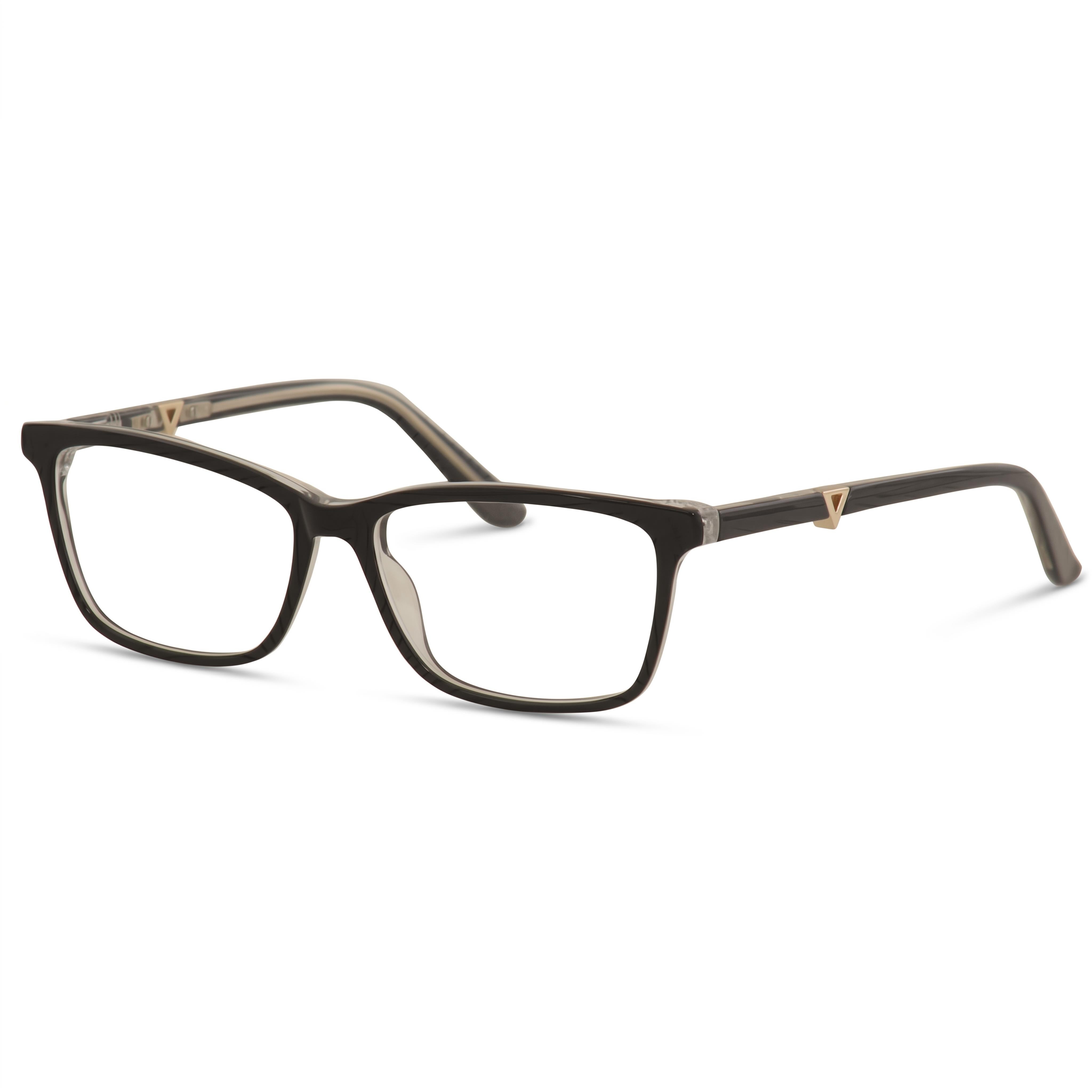 Gafas Geométricas Negras Brillantes para Mujer Guess GU2731, 53mm, Photo 1