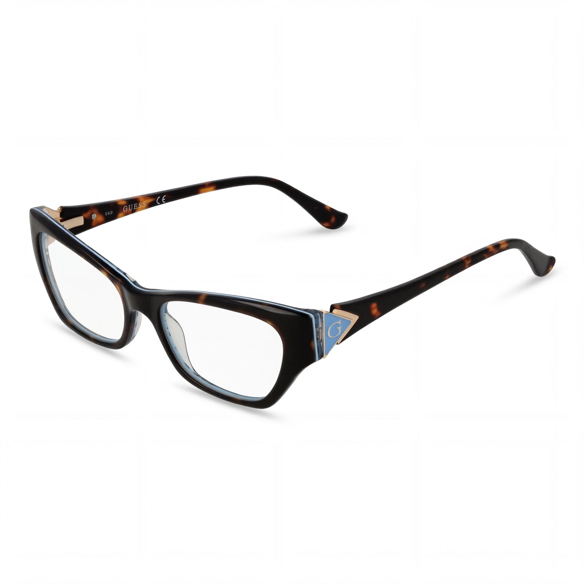 Gafas Guess Gu2747 de Ojo de Gato Havana Oscuro para Mujer, Plástico 51mm, Photo 1