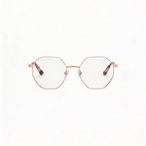 Guess GU2849 Square Eyeglasses for Women — front view, Metal