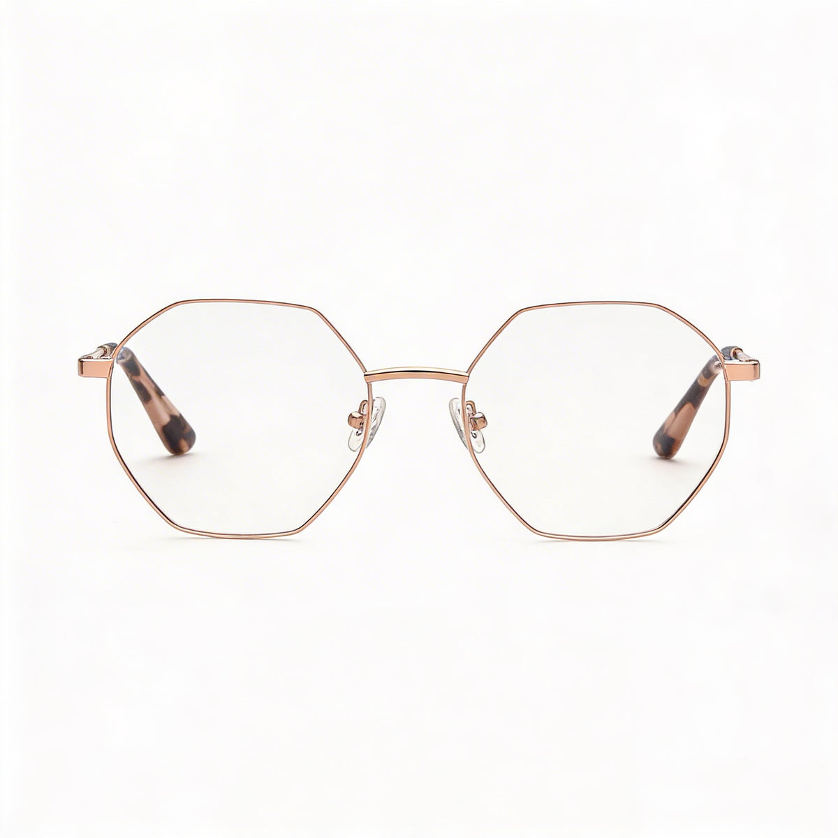 Gafas graduadas Guess GU2849 cuadradas doradas para mujer, 56 mm, Photo 3
