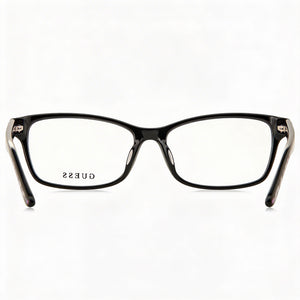 Guess GU2874 Rectangle Eyeglasses for Women — front view, Plastic