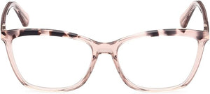 Guess GU2880 057 Square Eyeglasses for Women — front view, Acetate