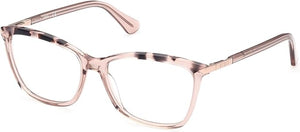 Guess GU2880 057 Beige Square Eyeglasses for Women, Acetate frame