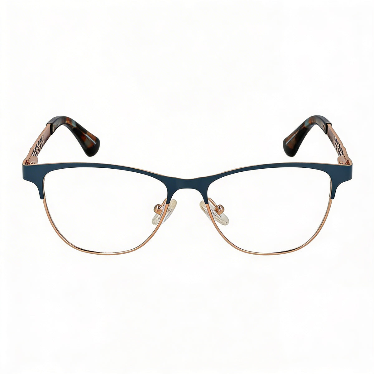 Guess Gu2883 Matte Blue Rectangle Eyeglasses for Women, 49mm, Photo 2