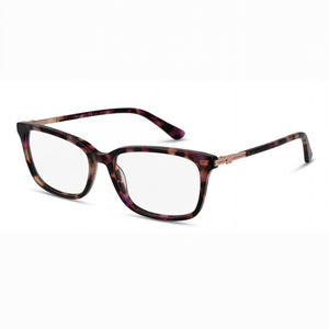 Guess GU2907 Purple Rectangle Eyeglasses for Women, Plastic frame
