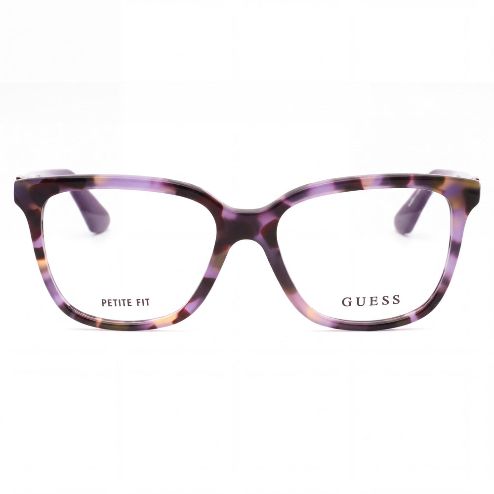Guess GU2937-N Rectangle Eyeglasses for Women — front view, Plastic