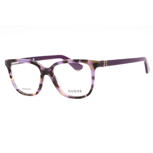 Guess GU2937-N Violet Square Eyeglasses for Women, Plastic frame