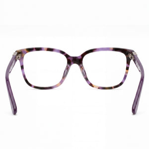 Guess GU2937-N Square Eyeglasses Women — side view, Violet Plastic temples