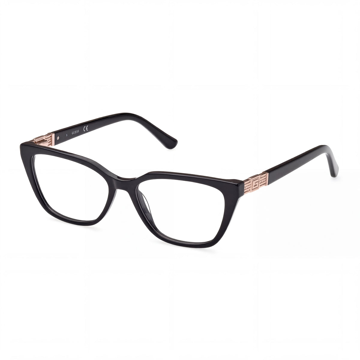 GUESS GU2941 - Gafas de sol para mujer, estilo casual, montura de plástico negro brillante, no polarizadas, ancho de lente: 51 mm, Photo 1
