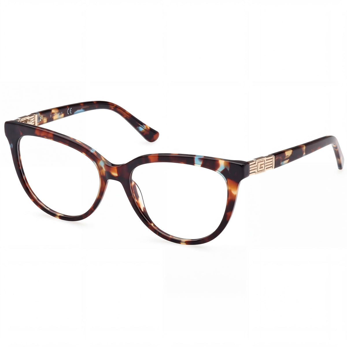 Guess GU2942 Havana Rectangle Eyeglasses for Women, 52mm, Photo 1