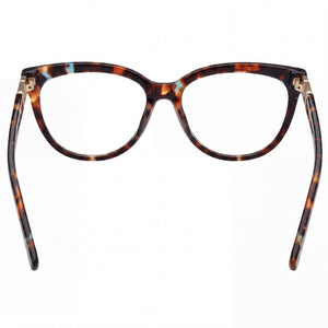 Guess GU2942 Rectangle Eyeglasses Women — side view, Havana temples