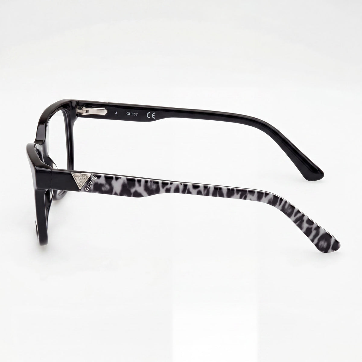 Gafas graduadas Guess Gu2943 rectangulares negras para mujer, plástico 54mm, Photo 2