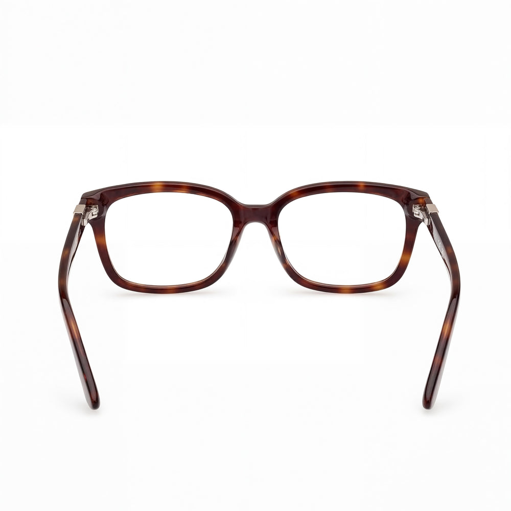 Guess GU2948-53052 Rectangle Eyeglasses Unisex — side view, Havana Polycarbonate temples