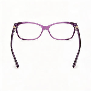 Guess Gu2948-n Rectangle Eyeglasses Men — side view, Violet Plastic temples