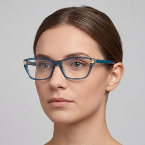 Guess GU2956 Blue Eyeglasses Women — lifestyle wear, reading and close-up activities