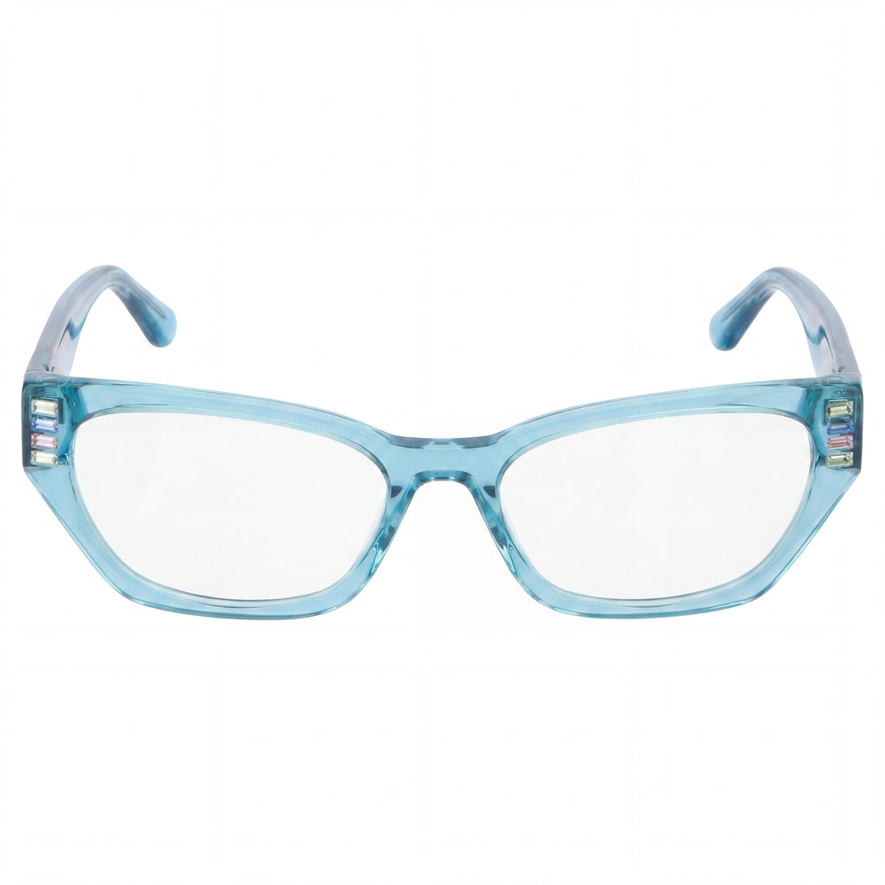 Guess GU2967 Square Eyeglasses for Women — front view, Plastic