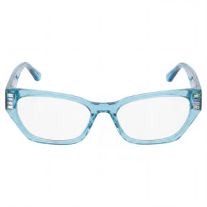 Guess GU2967 Square Eyeglasses for Women — front view, Plastic
