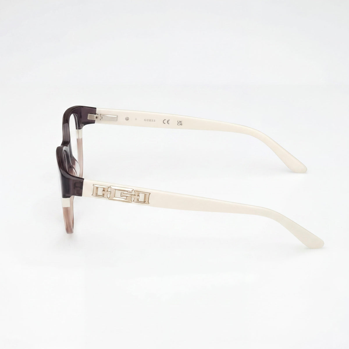 Guess Gu2980 Brown Rectangle Eyeglasses for Women, Plastic 53mm, Photo 3