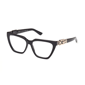 Guess GU2985 Black Cat Eye Eyeglasses for Women, Plastic frame