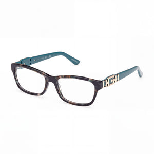 Guess GU2986 Multicoloured Rectangle Eyeglasses Unisex