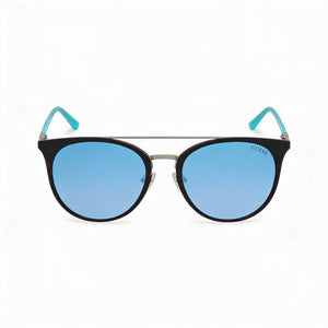Guess Gu3021 Round Sunglasses for Women — front view, Plastic frame