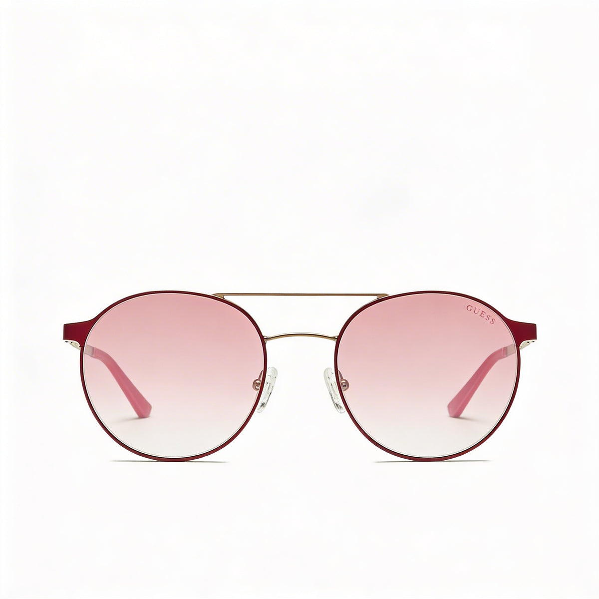 Gafas de sol unisex Guess GU3023 74U de forma ovalada, color rosa / burdeos espejado, Photo 2