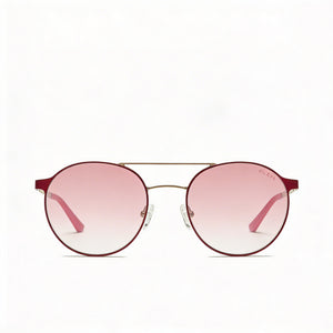 Guess GU3023 74U Oval Sunglasses Unisex — front view, Plastic frame
