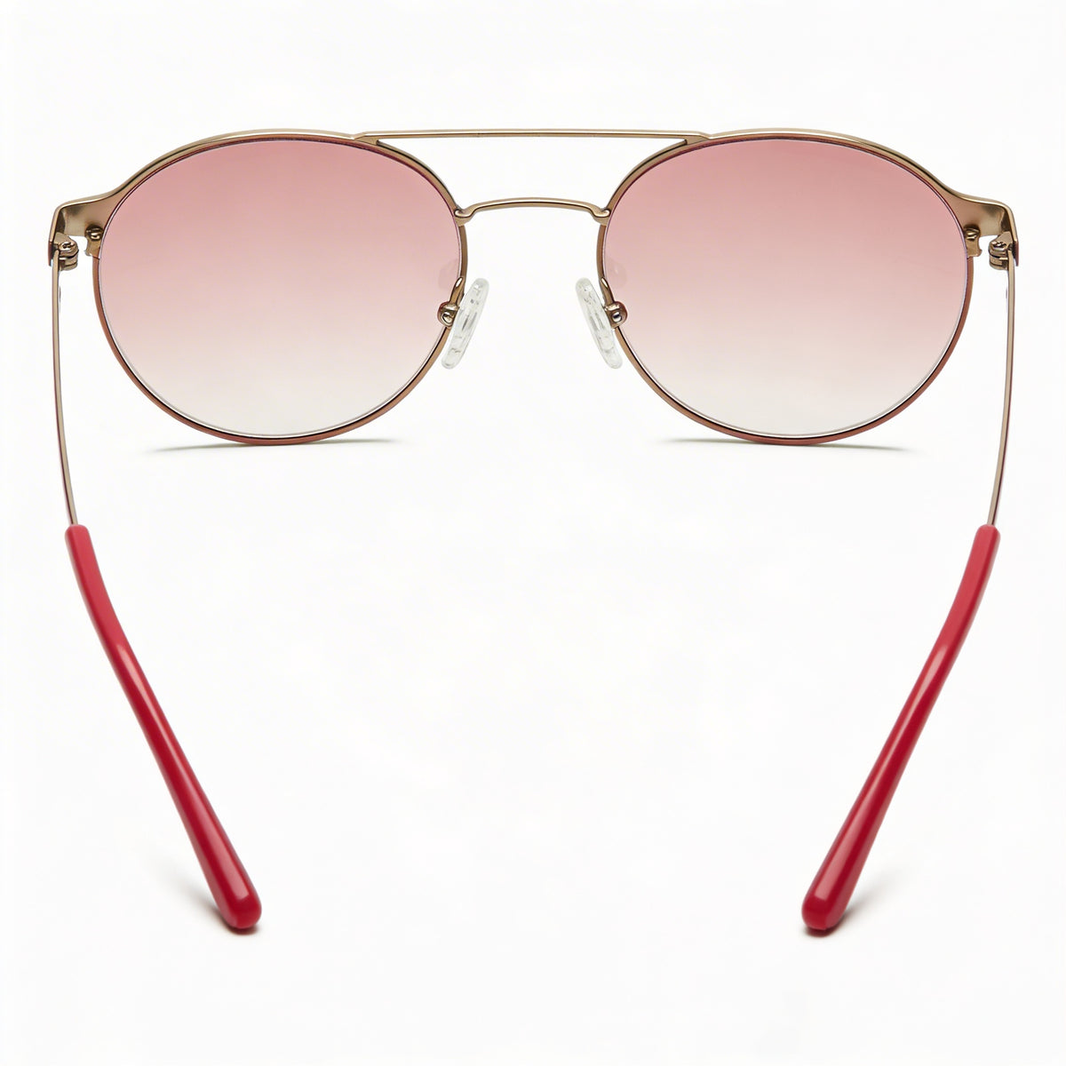 Gafas de sol unisex Guess GU3023 74U de forma ovalada, color rosa / burdeos espejado, Photo 3