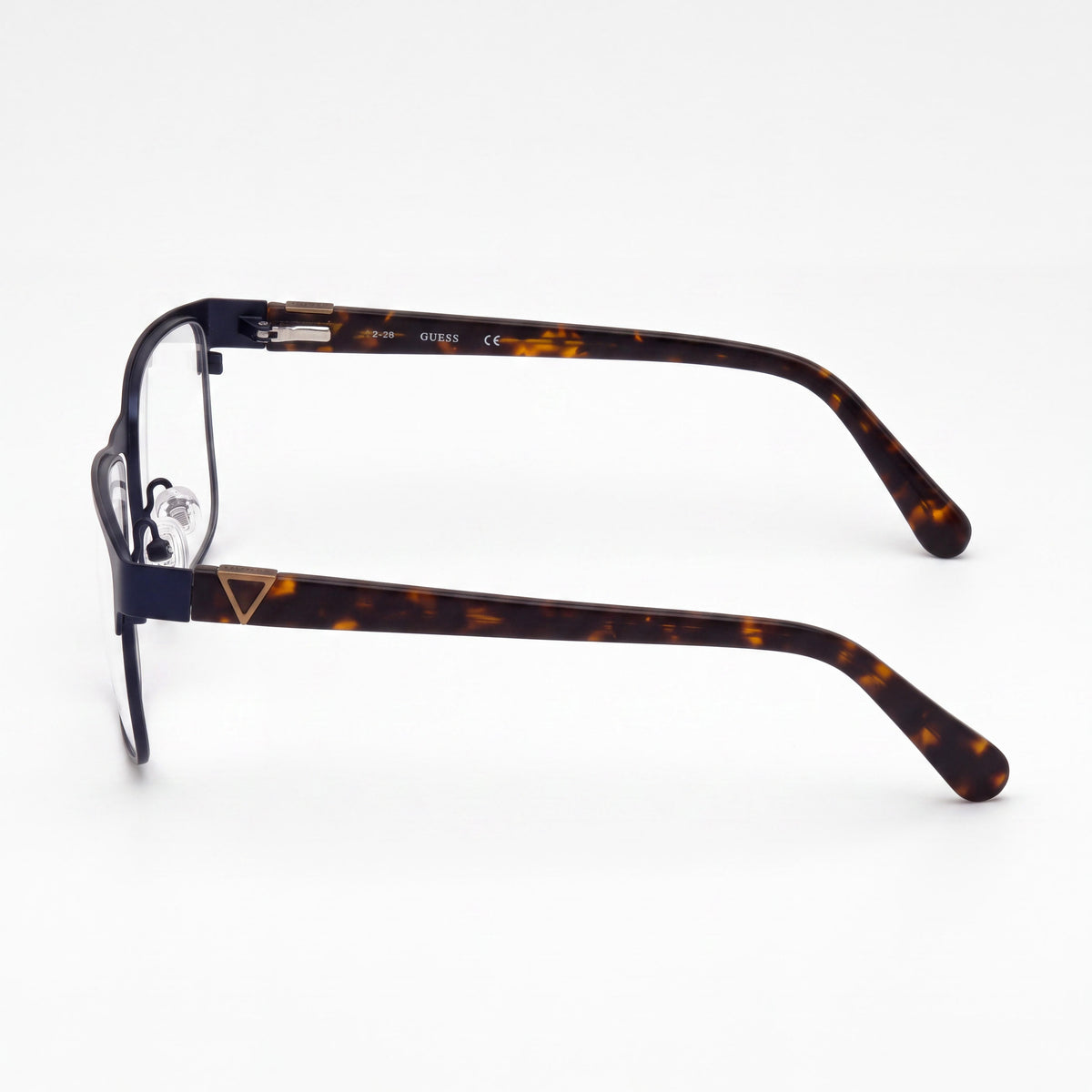 Guess Gu50003 Blue Rectangle Eyeglasses for Men, 55mm, Photo 2