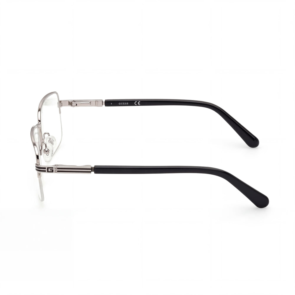 Guess Gu50044 Rectangle Eyeglasses for Women — front view, Metal