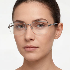 Guess Gu50044 Silver Eyeglasses Women — lifestyle wear, office and daily use