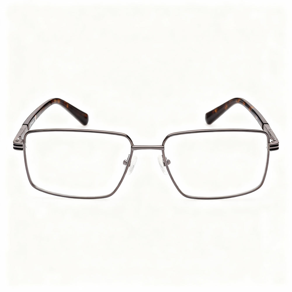 Guess GU50061 Rectangle Eyeglasses for Men — front view, Metal