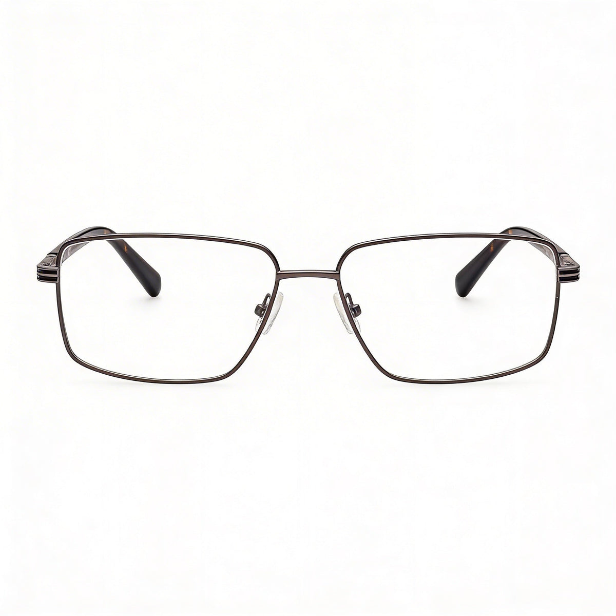 Guess GU50061 Havana Rectangle Eyeglasses for Men, Metal 54mm, Photo 3