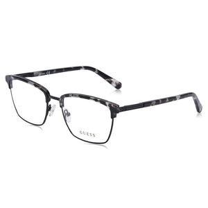 Guess GU50062 Black Rectangle Eyeglasses for Men, Plastic frame