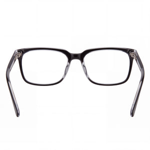 Guess Gu50063 Rectangle Eyeglasses Men — side view, Black Plastic temples