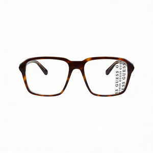 Guess GU50073 Square Eyeglasses for Men — front view, Plastic