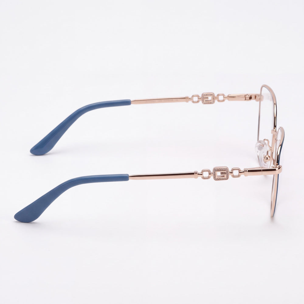 Guess GU50081 Square Eyeglasses for Women — front view, Plastic