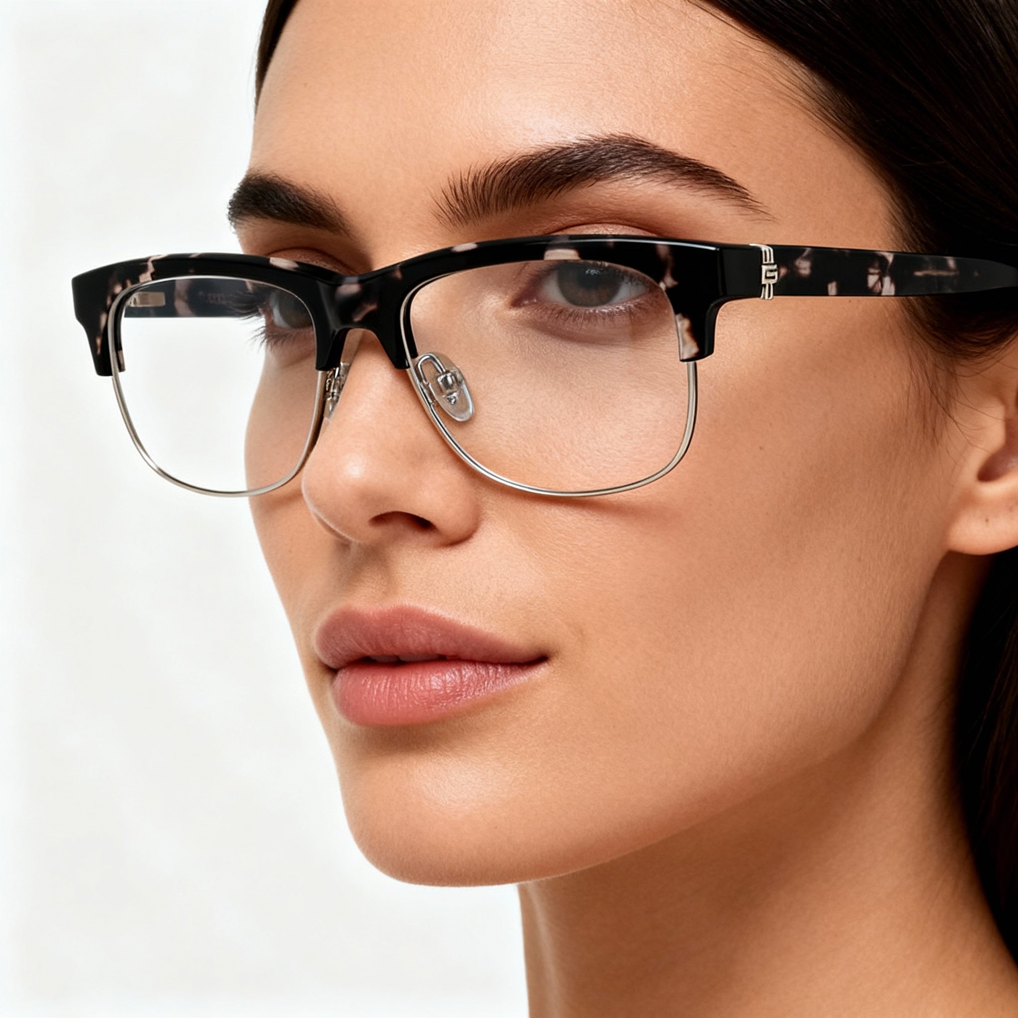 Gafas cuadradas grises Guess GU50081 para mujer, Plástico 55 mm, Photo 4