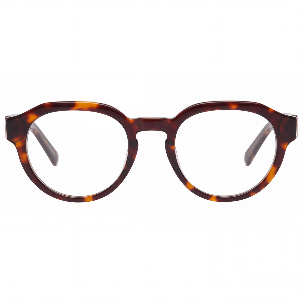 Guess GU5008350052 Round Eyeglasses Unisex — front view, Polycarbonate