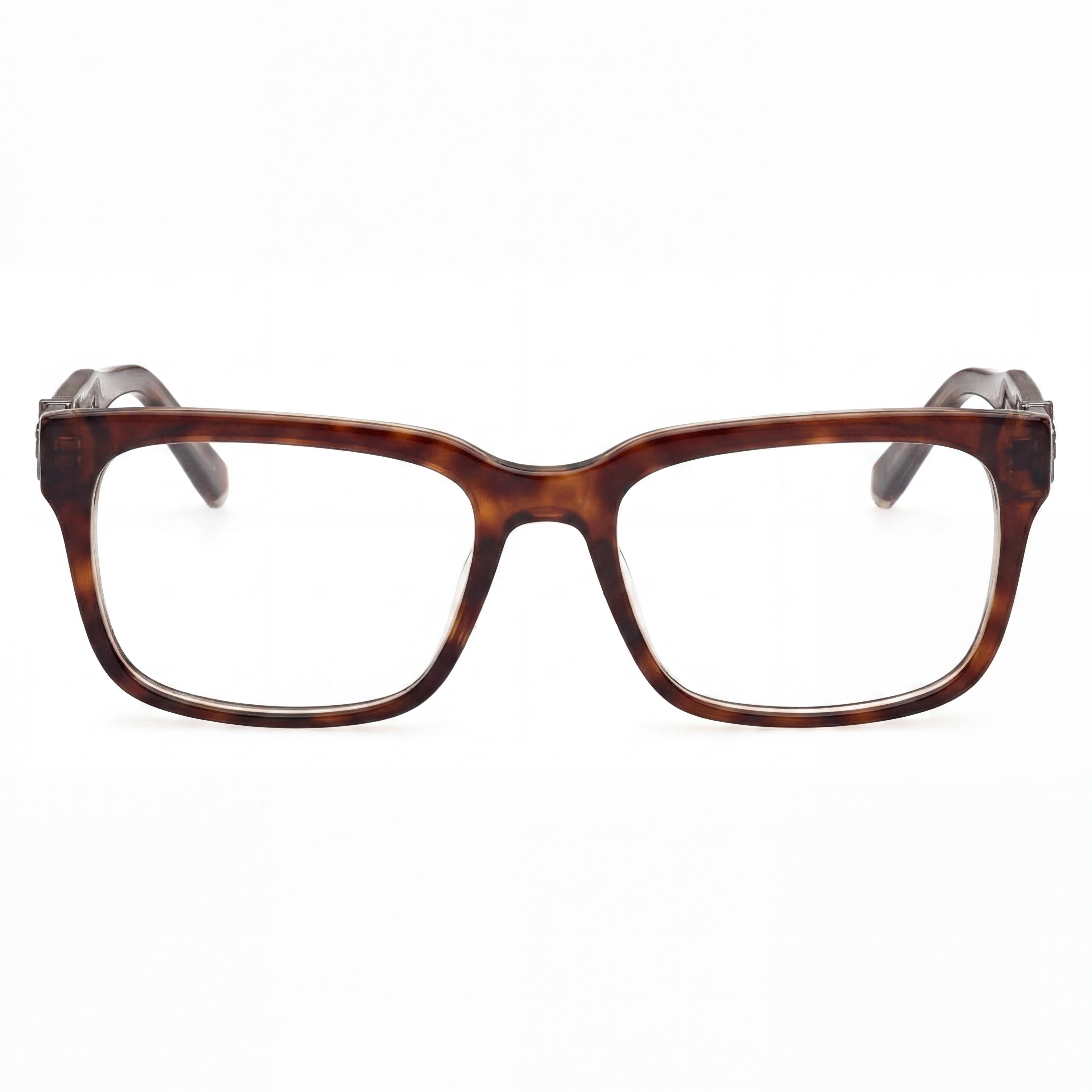 Gafas GUESS Modernas para Mujer, Color Habana Oscuro, de Plástico, con Lentes de Policarbonato Transparentes No Polarizados, 54-17-150, Photo 2