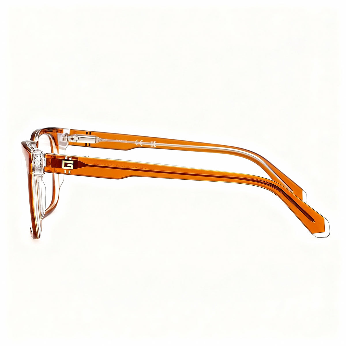 Guess GU50089 Orange Square Eyeglasses for Women, 56mm, Photo 2