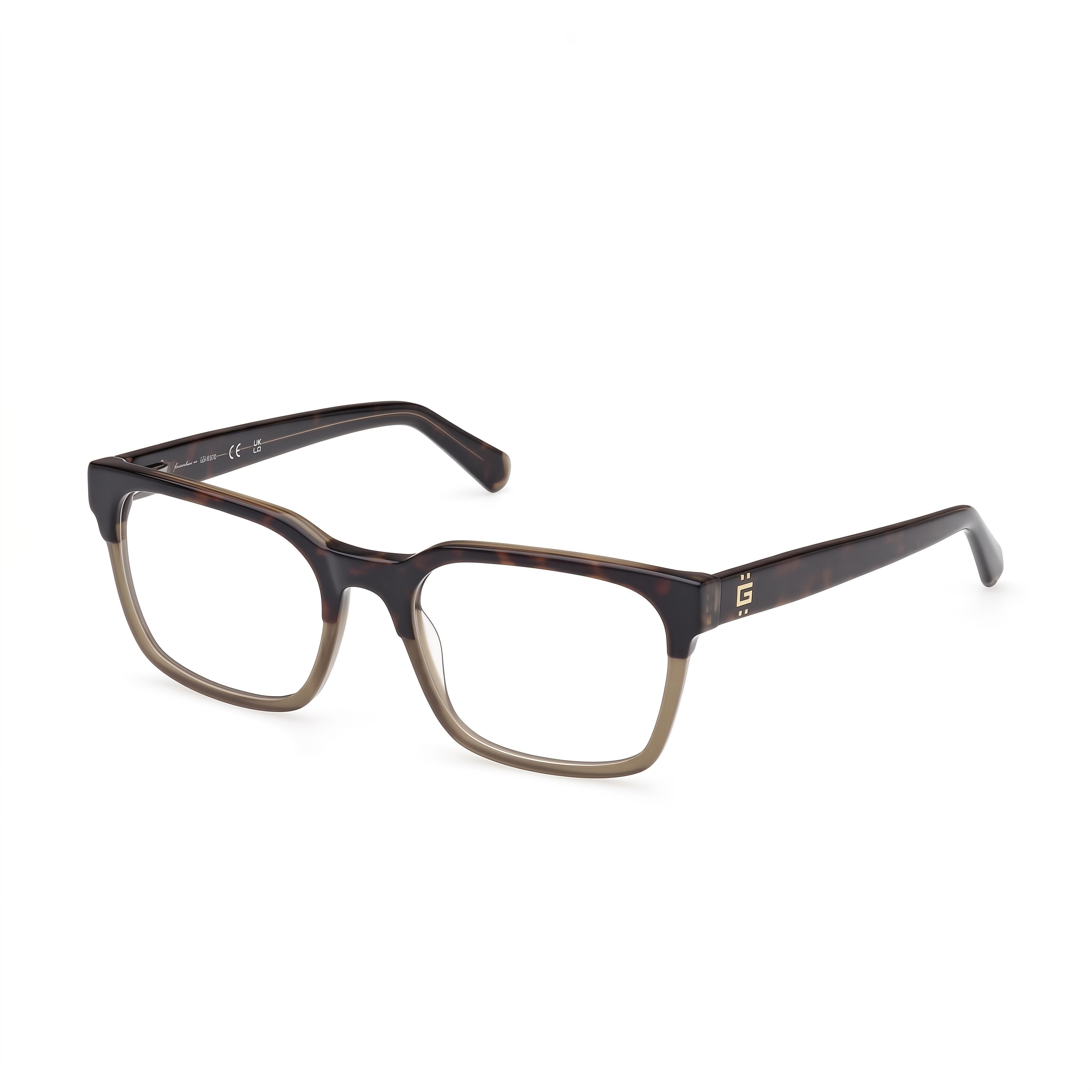 Gafas de vista rectangulares Guess Havana para hombre (GU50094), Photo 1