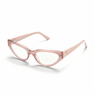 Guess Gu50113 Beige Rectangle Eyeglasses for Women, Plastic frame