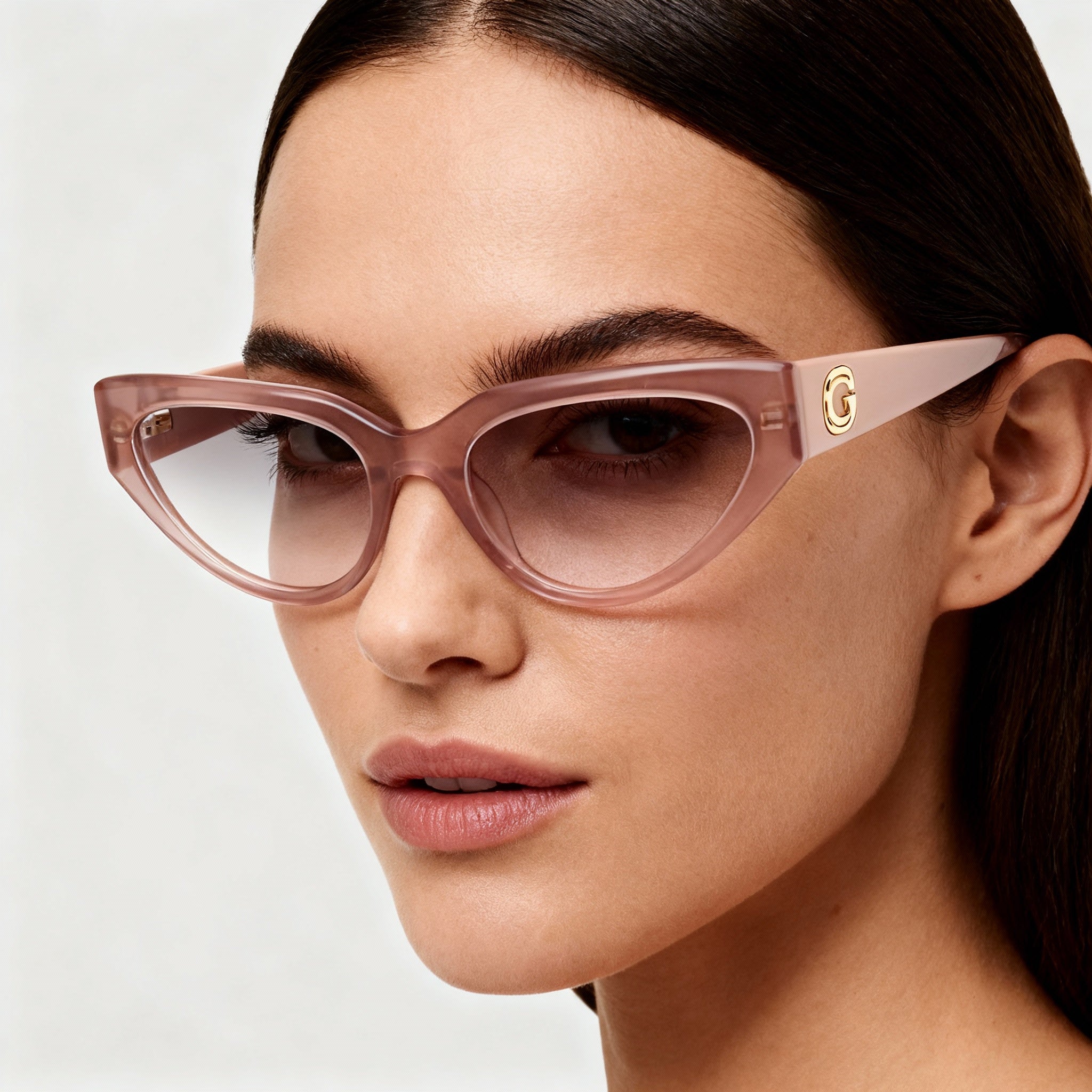 GUESS Gu50113 Women's Beige Monocolour Prescription Optical Eyeglasses Frame, Lens 53 Bridge 18 Temple 145, Photo 4