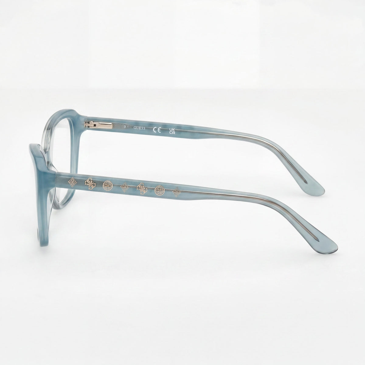 Guess GU50115 Turquoise Gradient Cat Eye Eyeglasses for Women, Photo 2