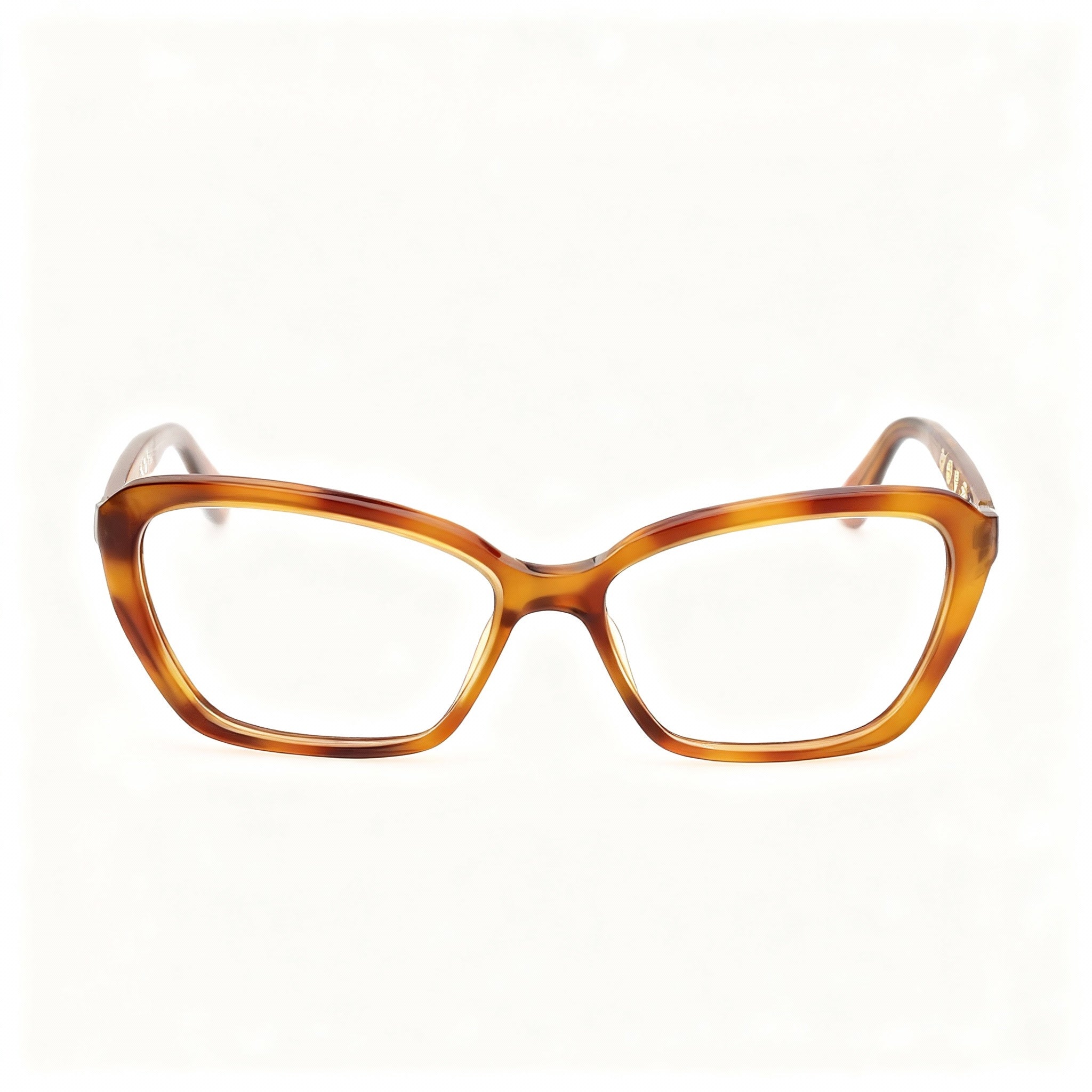 Guess GU50115 Blonde Havana Rectangle Eyeglasses for Women, Photo 2