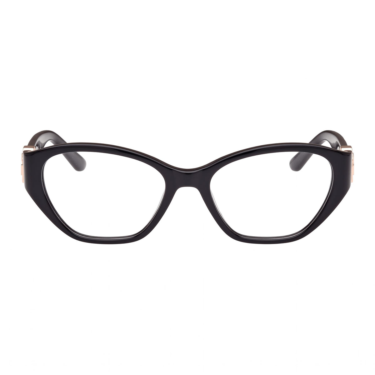 Guess Gu50119 Shiny Black Oval Eyeglasses for Women, 51mm, Photo 2