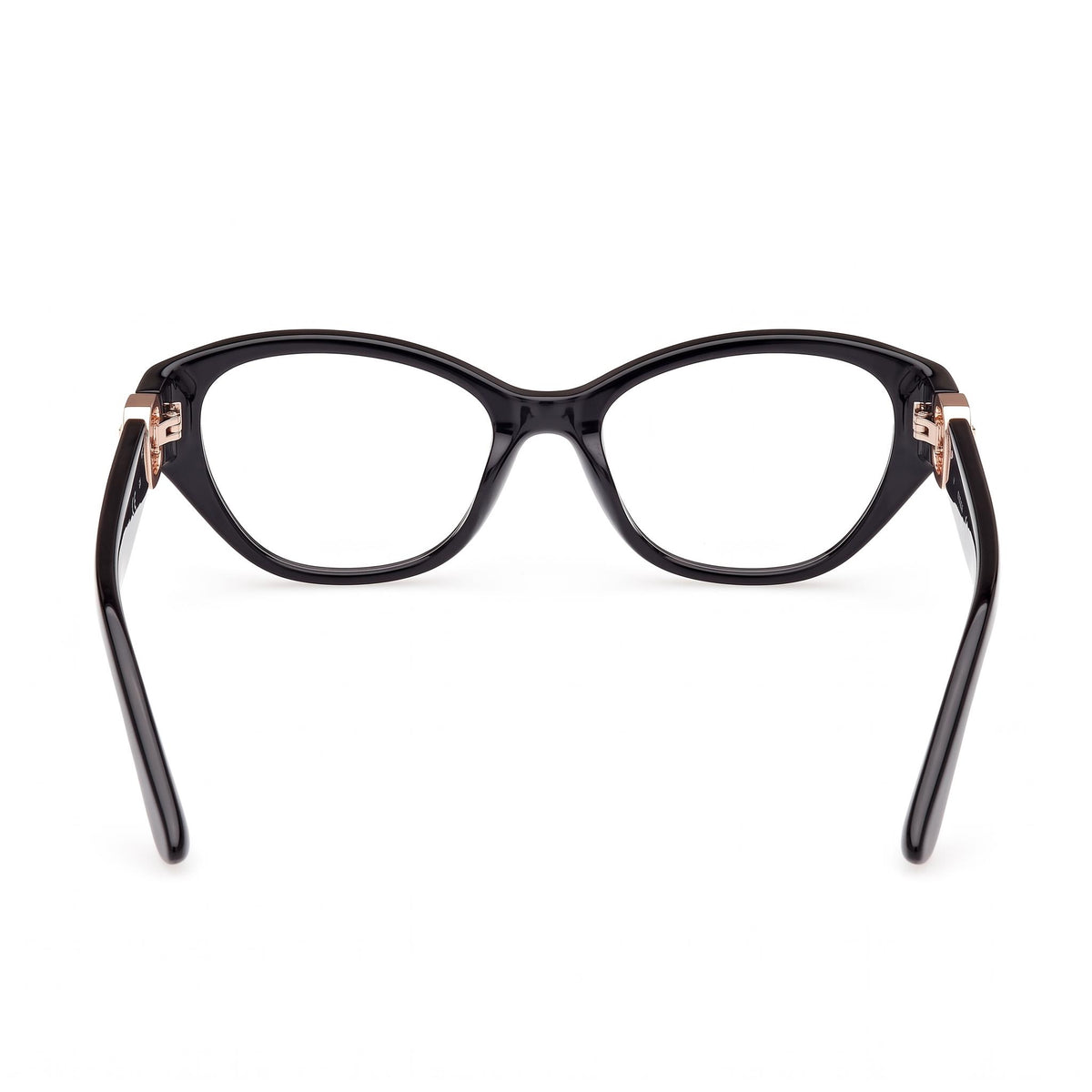 Guess Gu50119 Shiny Black Oval Eyeglasses for Women, 51mm, Photo 4