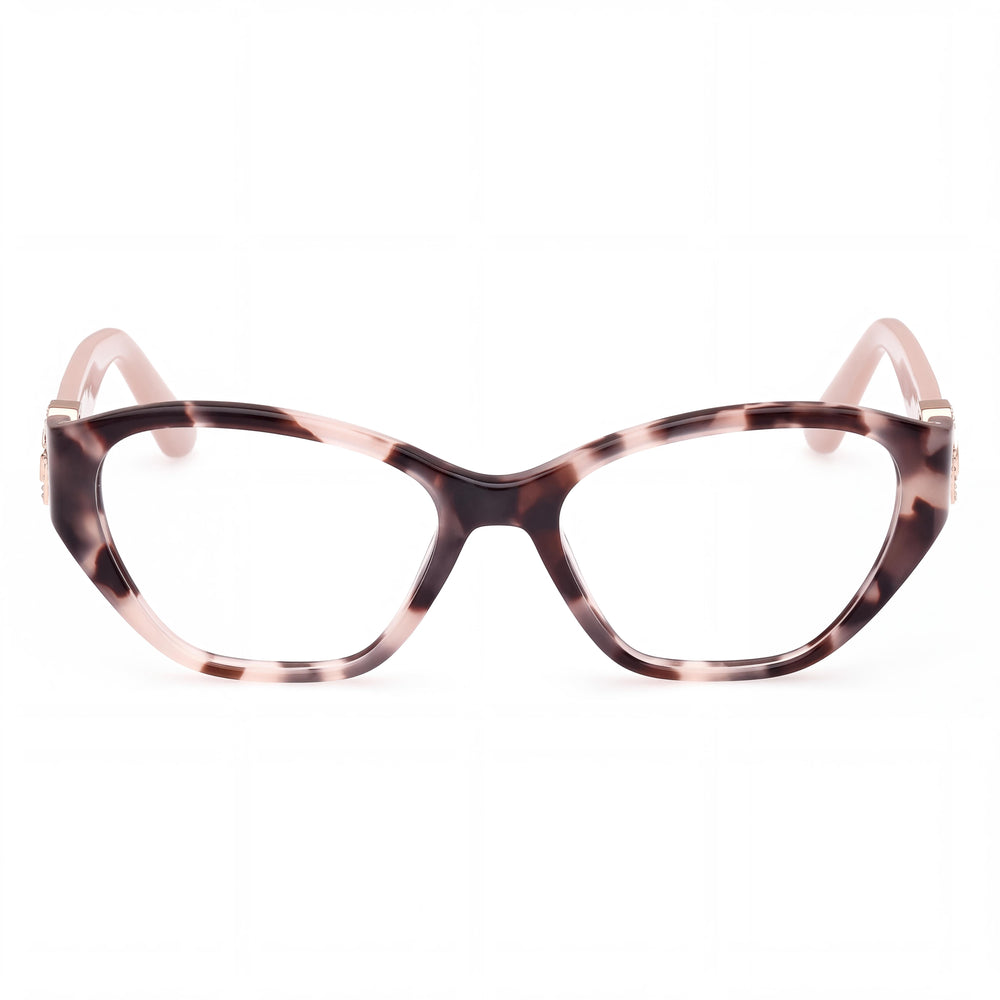 Guess Gu50119 Rectangle Eyeglasses for Women — front view, Plastic