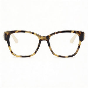 Guess Gu50120 Rectangle Eyeglasses for Women — front view, Plastic